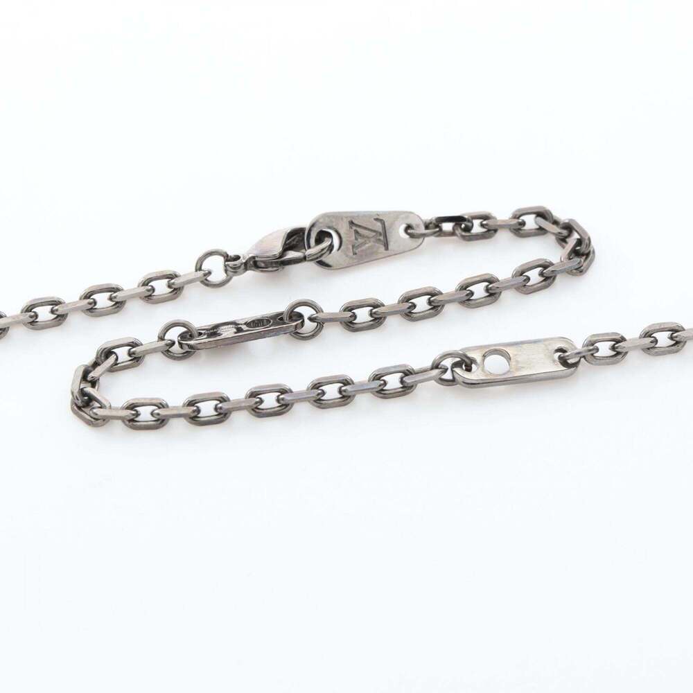 LOUIS VUITTON Silver Necklace - Picture 4 of 6